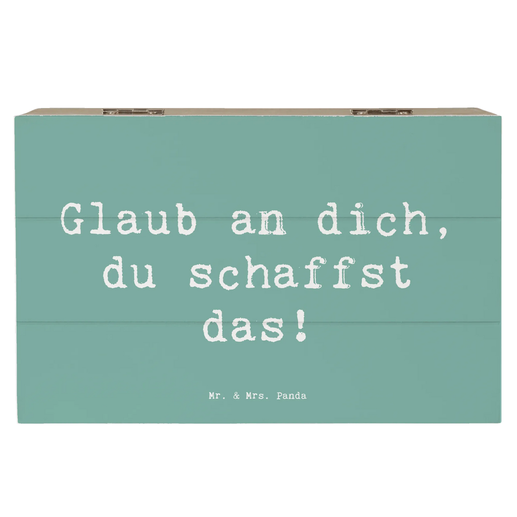 Holzkiste Spruch Schulanfang Glaube Holzkiste, Kiste, Schatzkiste, Truhe, Schatulle, XXL, Erinnerungsbox, Erinnerungskiste, Dekokiste, Aufbewahrungsbox, Geschenkbox, Geschenkdose