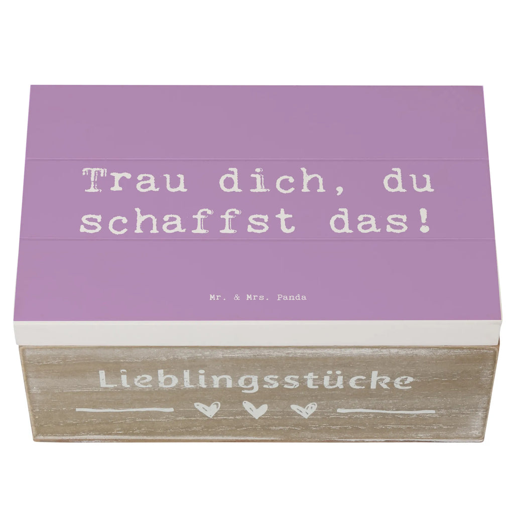 Holzkiste Spruch Angst überwinden Holzkiste, Kiste, Schatzkiste, Truhe, Schatulle, XXL, Erinnerungsbox, Erinnerungskiste, Dekokiste, Aufbewahrungsbox, Geschenkbox, Geschenkdose