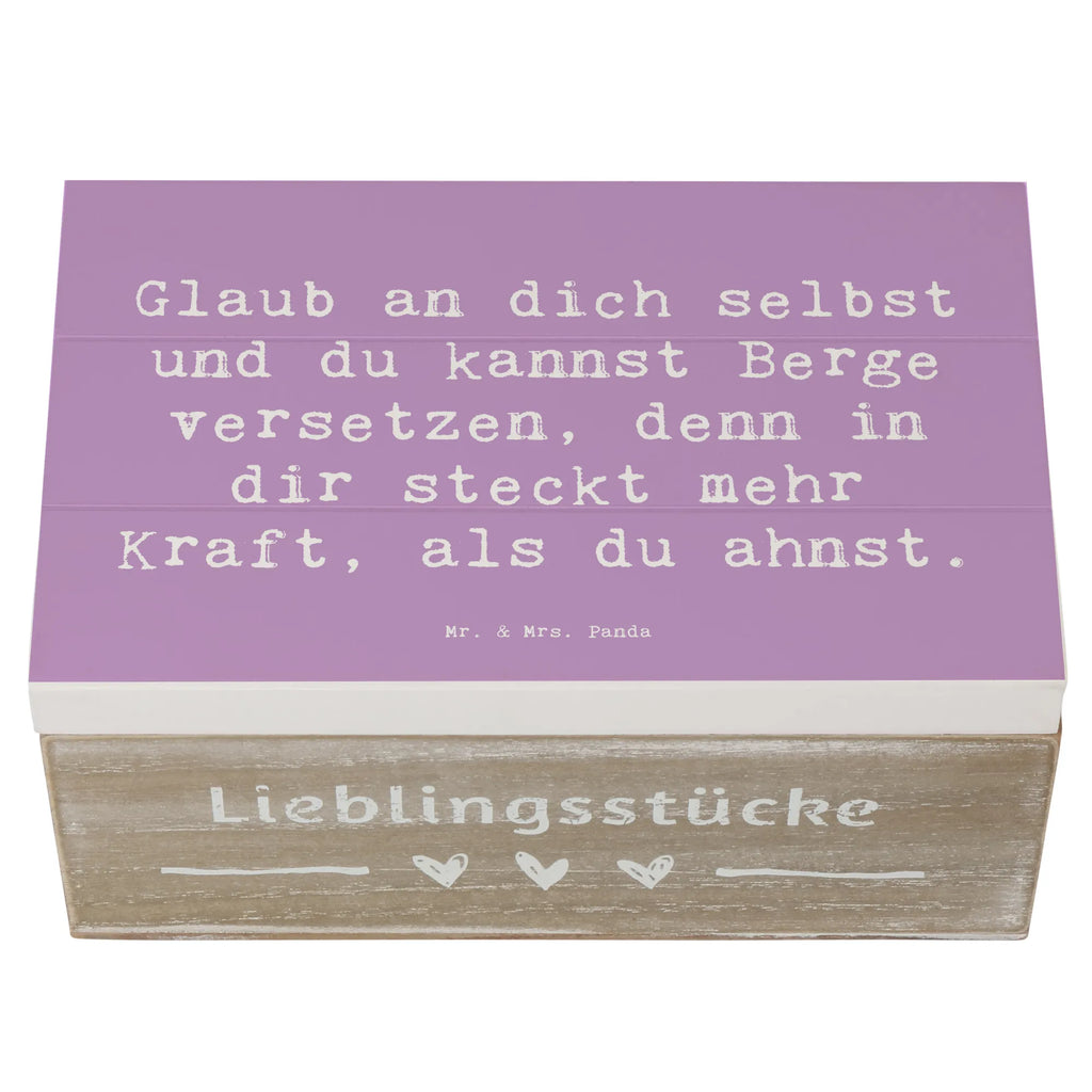 Holzkiste Spruch Selbstvertrauen stärken Holzkiste, Kiste, Schatzkiste, Truhe, Schatulle, XXL, Erinnerungsbox, Erinnerungskiste, Dekokiste, Aufbewahrungsbox, Geschenkbox, Geschenkdose