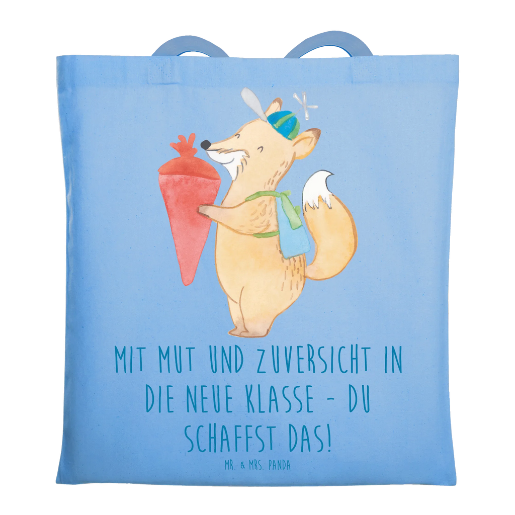 Tragetasche Erster Schultag Mut und Zuversicht Beuteltasche, Beutel, Einkaufstasche, Jutebeutel, Stoffbeutel, Tasche, Shopper, Umhängetasche, Strandtasche, Schultertasche, Stofftasche, Tragetasche, Badetasche, Jutetasche, Einkaufstüte, Laptoptasche