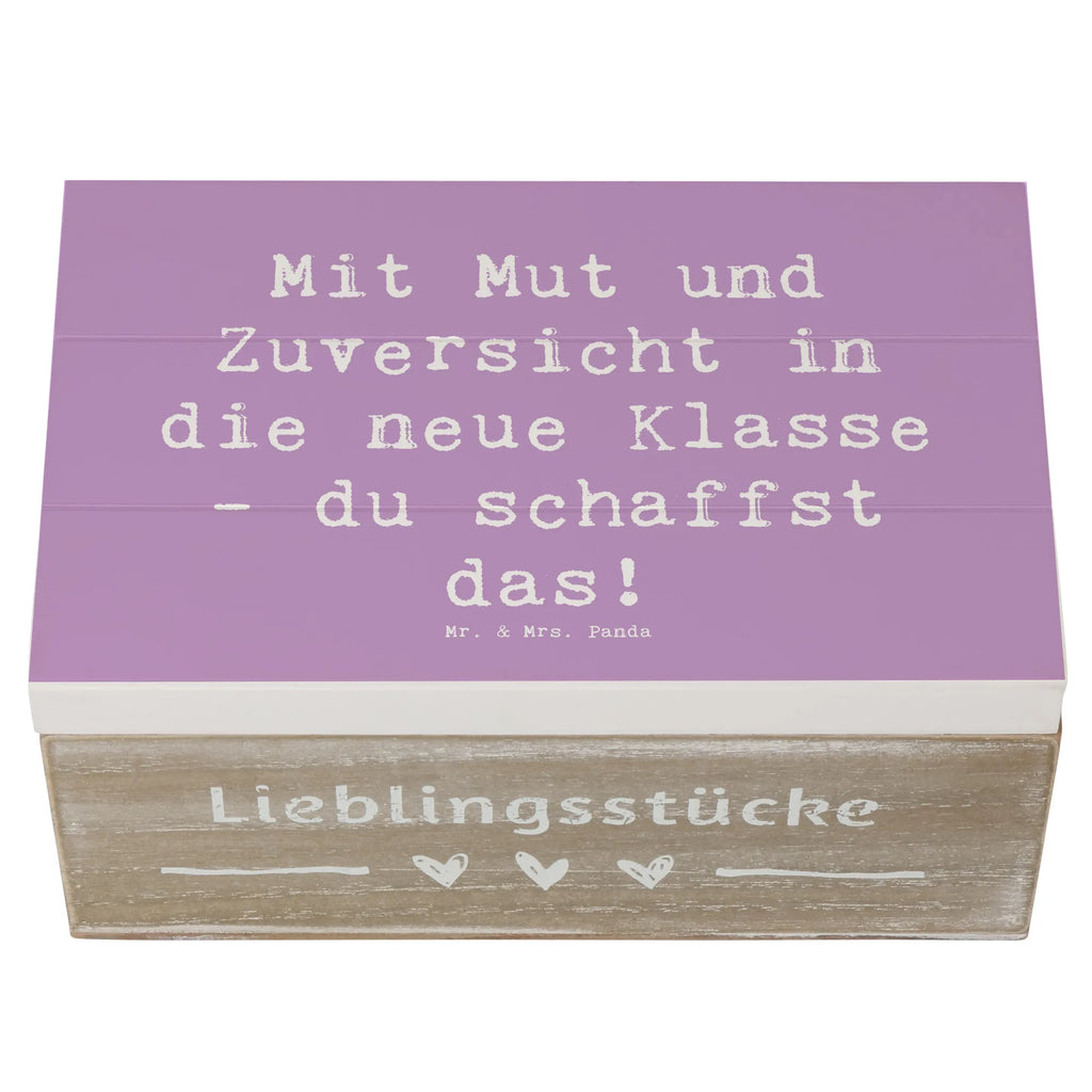 Holzkiste Spruch Erster Schultag Mut und Zuversicht Holzkiste, Kiste, Schatzkiste, Truhe, Schatulle, XXL, Erinnerungsbox, Erinnerungskiste, Dekokiste, Aufbewahrungsbox, Geschenkbox, Geschenkdose