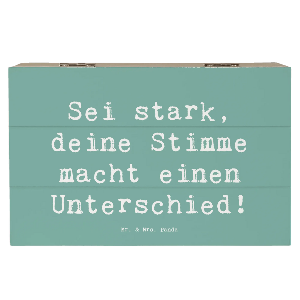 Holzkiste Spruch Deine Stimme zählt Holzkiste, Kiste, Schatzkiste, Truhe, Schatulle, XXL, Erinnerungsbox, Erinnerungskiste, Dekokiste, Aufbewahrungsbox, Geschenkbox, Geschenkdose