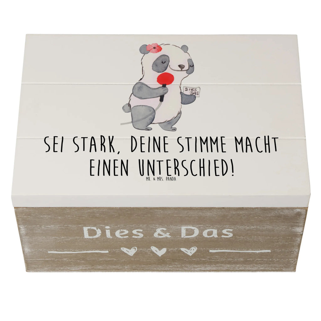 Holzkiste Deine Stimme zählt Holzkiste, Kiste, Schatzkiste, Truhe, Schatulle, XXL, Erinnerungsbox, Erinnerungskiste, Dekokiste, Aufbewahrungsbox, Geschenkbox, Geschenkdose