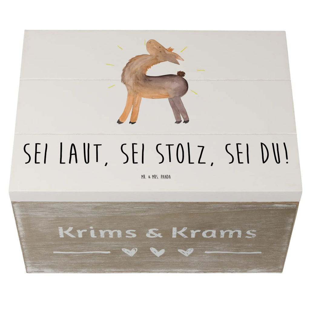 Holzkiste Sei du Mutig Holzkiste, Kiste, Schatzkiste, Truhe, Schatulle, XXL, Erinnerungsbox, Erinnerungskiste, Dekokiste, Aufbewahrungsbox, Geschenkbox, Geschenkdose