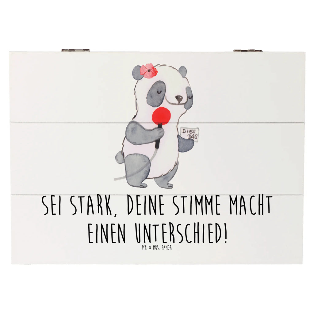 Holzkiste Deine Stimme zählt Holzkiste, Kiste, Schatzkiste, Truhe, Schatulle, XXL, Erinnerungsbox, Erinnerungskiste, Dekokiste, Aufbewahrungsbox, Geschenkbox, Geschenkdose