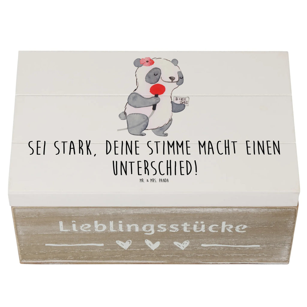 Holzkiste Deine Stimme zählt Holzkiste, Kiste, Schatzkiste, Truhe, Schatulle, XXL, Erinnerungsbox, Erinnerungskiste, Dekokiste, Aufbewahrungsbox, Geschenkbox, Geschenkdose