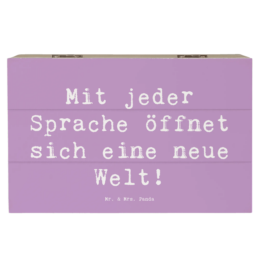 Holzkiste Spruch Sprachen lernen Holzkiste, Kiste, Schatzkiste, Truhe, Schatulle, XXL, Erinnerungsbox, Erinnerungskiste, Dekokiste, Aufbewahrungsbox, Geschenkbox, Geschenkdose