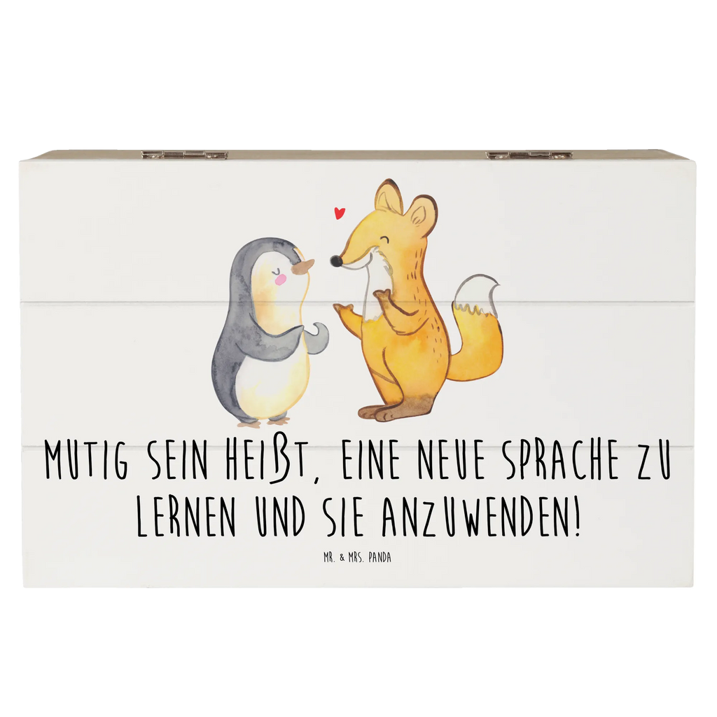 Holzkiste Sprachen Lernen und Anwenden Holzkiste, Kiste, Schatzkiste, Truhe, Schatulle, XXL, Erinnerungsbox, Erinnerungskiste, Dekokiste, Aufbewahrungsbox, Geschenkbox, Geschenkdose