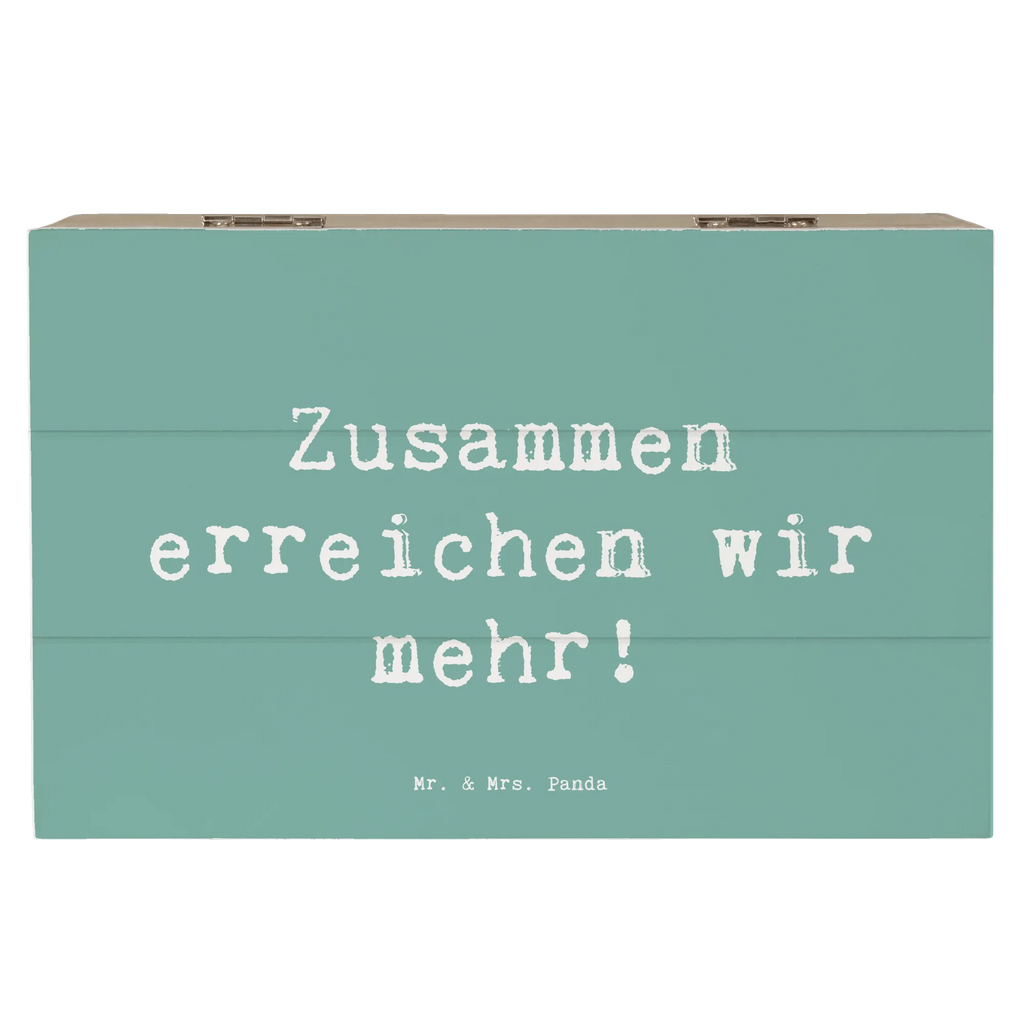 Holzkiste Spruch Im Team zusammenarbeiten Holzkiste, Kiste, Schatzkiste, Truhe, Schatulle, XXL, Erinnerungsbox, Erinnerungskiste, Dekokiste, Aufbewahrungsbox, Geschenkbox, Geschenkdose