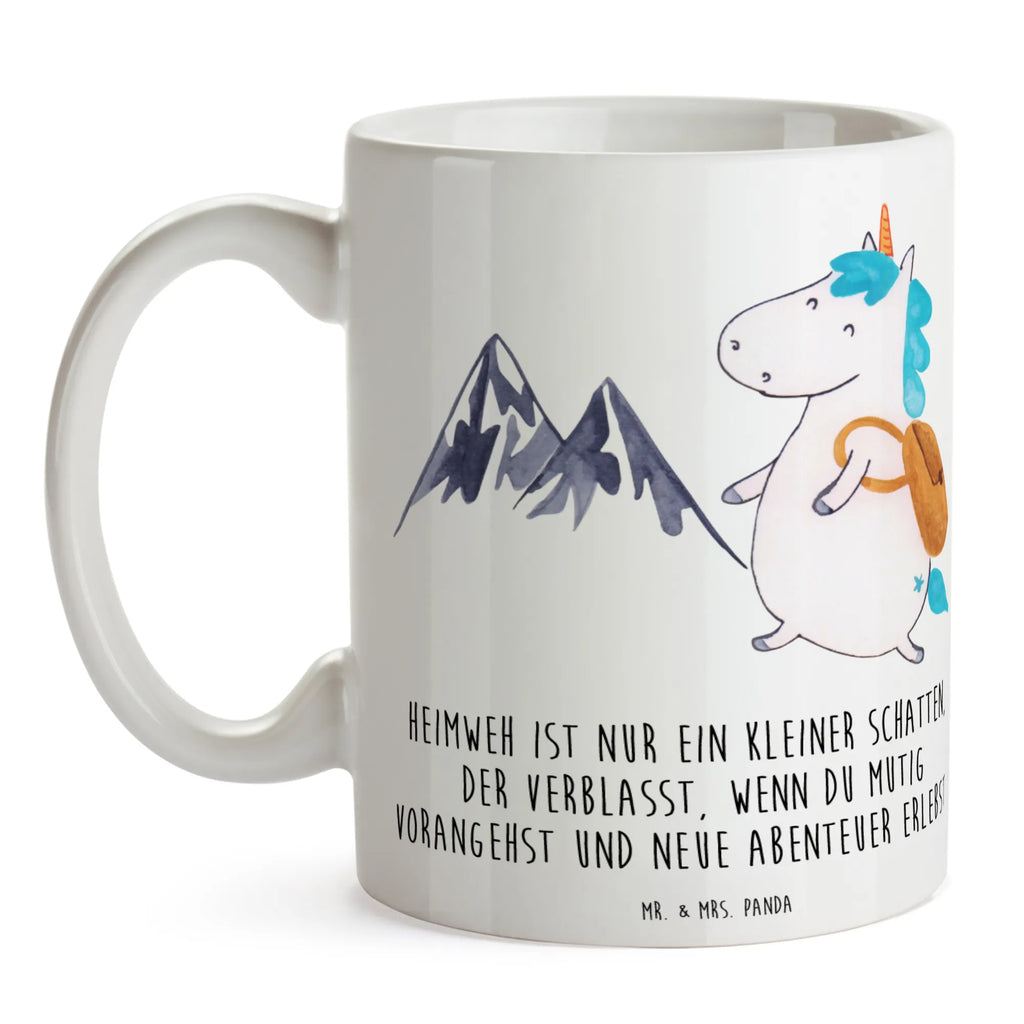 Tasse Heimweh überwinden Abenteuer erleben Tasse, Kaffeetasse, Teetasse, Becher, Kaffeebecher, Teebecher, Keramiktasse, Porzellantasse, Büro Tasse, Geschenk Tasse, Tasse Sprüche, Tasse Motive, Kaffeetassen, Tasse bedrucken, Designer Tasse, Cappuccino Tassen, Schöne Teetassen