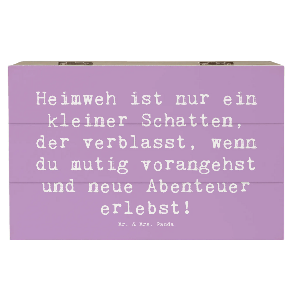 Holzkiste Spruch Heimweh überwinden Abenteuer erleben Holzkiste, Kiste, Schatzkiste, Truhe, Schatulle, XXL, Erinnerungsbox, Erinnerungskiste, Dekokiste, Aufbewahrungsbox, Geschenkbox, Geschenkdose