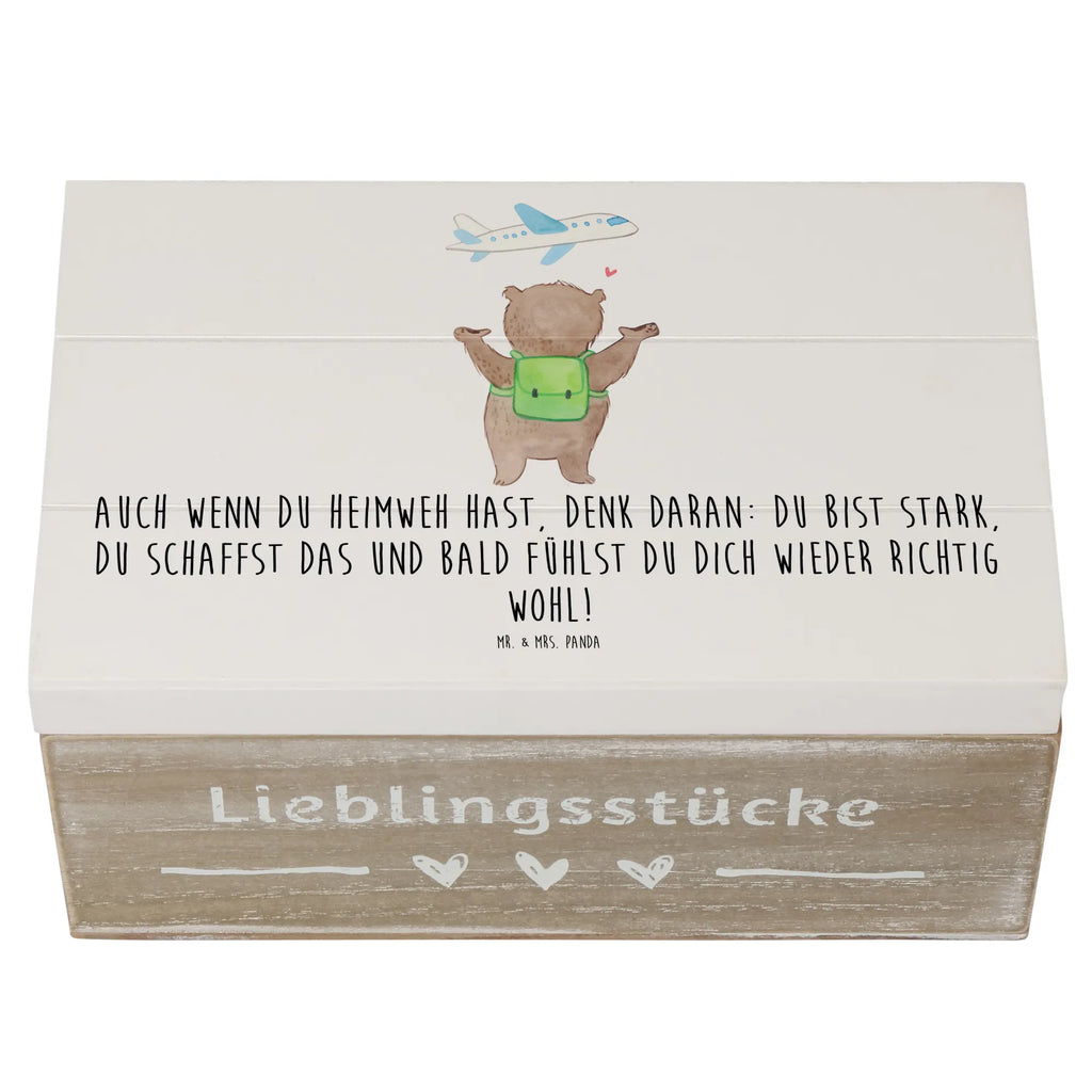 Holzkiste Heimweh überwinden Holzkiste, Kiste, Schatzkiste, Truhe, Schatulle, XXL, Erinnerungsbox, Erinnerungskiste, Dekokiste, Aufbewahrungsbox, Geschenkbox, Geschenkdose