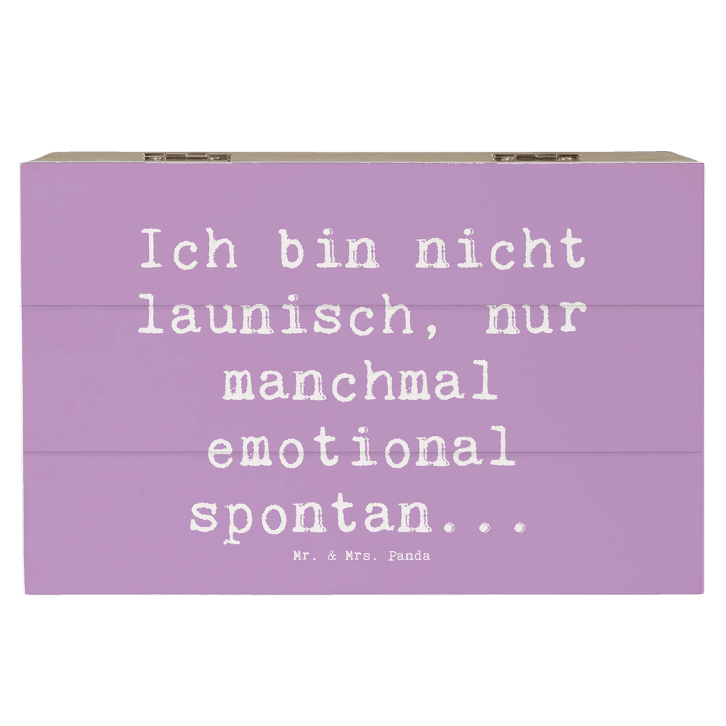 Holzkiste Spruch Emotionen ausdrücken Holzkiste, Kiste, Schatzkiste, Truhe, Schatulle, XXL, Erinnerungsbox, Erinnerungskiste, Dekokiste, Aufbewahrungsbox, Geschenkbox, Geschenkdose