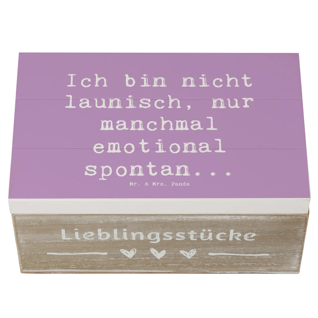 Holzkiste Spruch Emotionen ausdrücken Holzkiste, Kiste, Schatzkiste, Truhe, Schatulle, XXL, Erinnerungsbox, Erinnerungskiste, Dekokiste, Aufbewahrungsbox, Geschenkbox, Geschenkdose