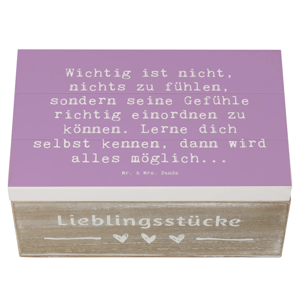 Holzkiste Spruch Emotionen ausdrücken Weisheit Holzkiste, Kiste, Schatzkiste, Truhe, Schatulle, XXL, Erinnerungsbox, Erinnerungskiste, Dekokiste, Aufbewahrungsbox, Geschenkbox, Geschenkdose