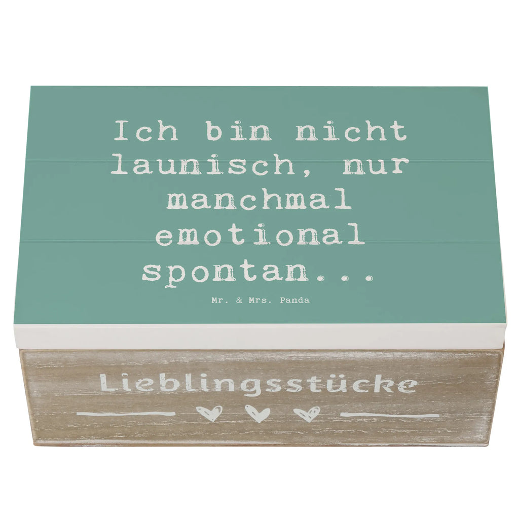 Holzkiste Spruch Emotionen ausdrücken Holzkiste, Kiste, Schatzkiste, Truhe, Schatulle, XXL, Erinnerungsbox, Erinnerungskiste, Dekokiste, Aufbewahrungsbox, Geschenkbox, Geschenkdose