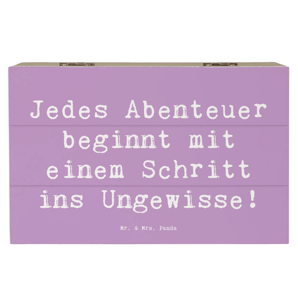 Holzkiste Spruch Ungewissheit akzeptieren Holzkiste, Kiste, Schatzkiste, Truhe, Schatulle, XXL, Erinnerungsbox, Erinnerungskiste, Dekokiste, Aufbewahrungsbox, Geschenkbox, Geschenkdose