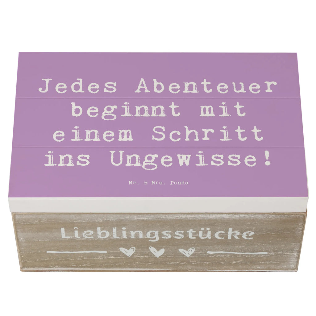 Holzkiste Spruch Ungewissheit akzeptieren Holzkiste, Kiste, Schatzkiste, Truhe, Schatulle, XXL, Erinnerungsbox, Erinnerungskiste, Dekokiste, Aufbewahrungsbox, Geschenkbox, Geschenkdose