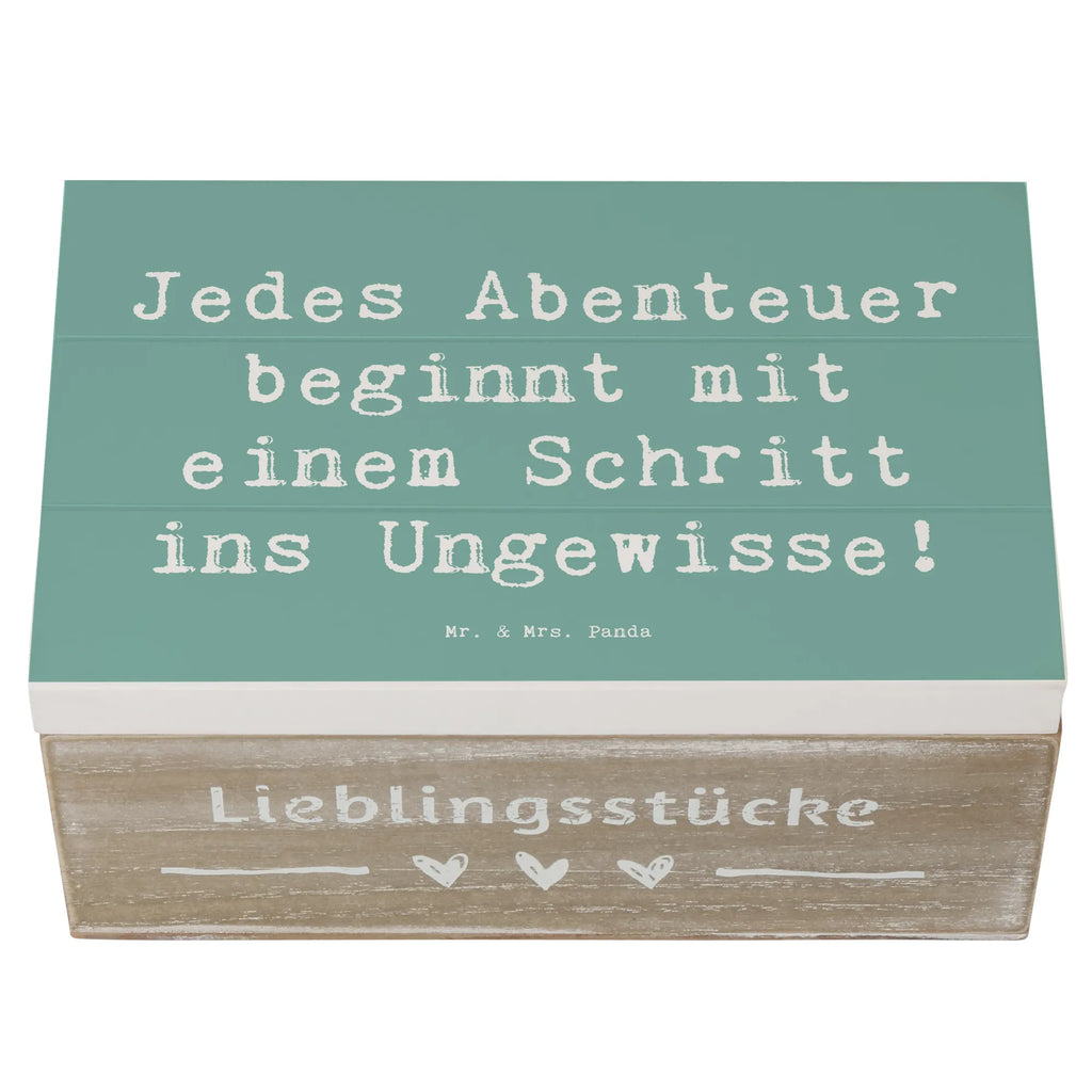 Holzkiste Spruch Ungewissheit akzeptieren Holzkiste, Kiste, Schatzkiste, Truhe, Schatulle, XXL, Erinnerungsbox, Erinnerungskiste, Dekokiste, Aufbewahrungsbox, Geschenkbox, Geschenkdose