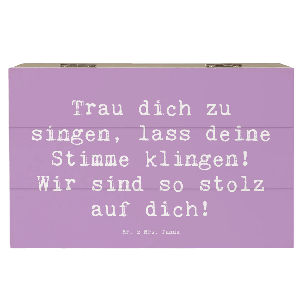 Holzkiste Spruch Vokale und musikalische Auftritte meistern Holzkiste, Kiste, Schatzkiste, Truhe, Schatulle, XXL, Erinnerungsbox, Erinnerungskiste, Dekokiste, Aufbewahrungsbox, Geschenkbox, Geschenkdose