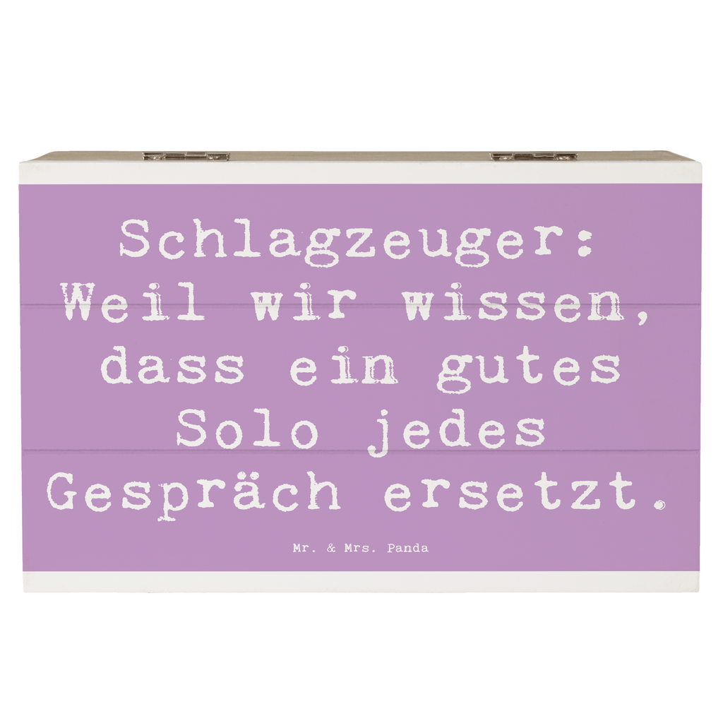 Holzkiste Spruch Schlagzeug Solo Holzkiste, Kiste, Schatzkiste, Truhe, Schatulle, XXL, Erinnerungsbox, Erinnerungskiste, Dekokiste, Aufbewahrungsbox, Geschenkbox, Geschenkdose, Instrumente, Geschenke Musiker, Musikliebhaber