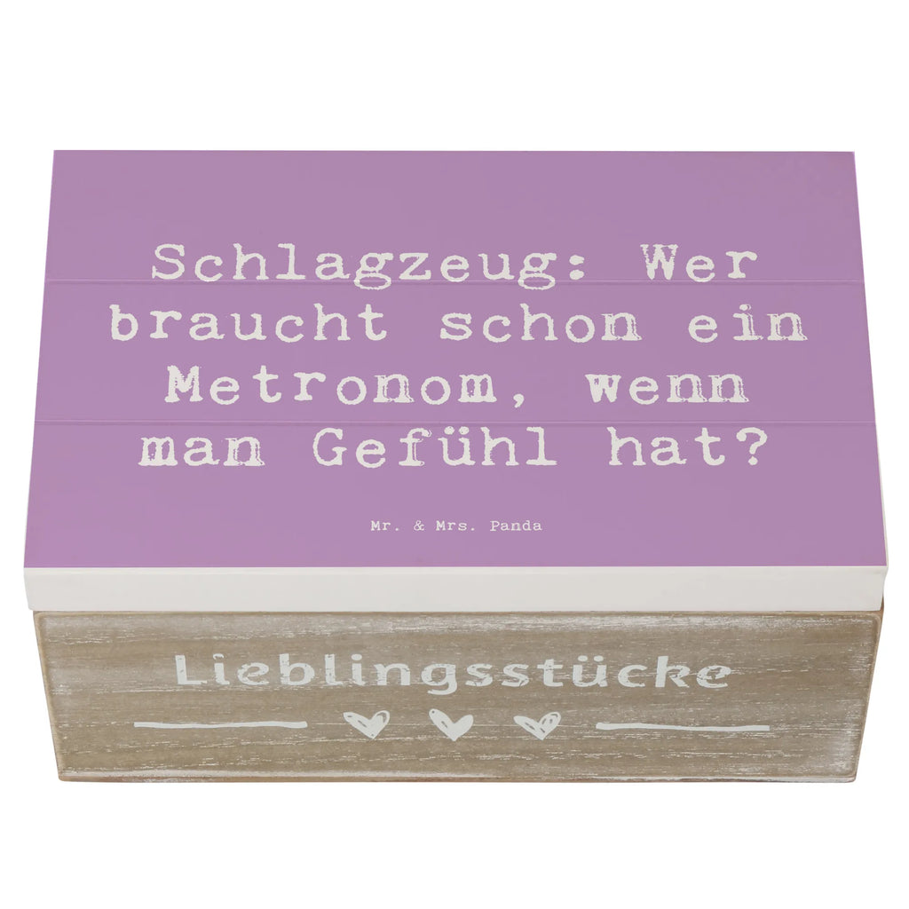 Holzkiste Spruch Schlagzeug Gefühl Holzkiste, Kiste, Schatzkiste, Truhe, Schatulle, XXL, Erinnerungsbox, Erinnerungskiste, Dekokiste, Aufbewahrungsbox, Geschenkbox, Geschenkdose, Instrumente, Geschenke Musiker, Musikliebhaber