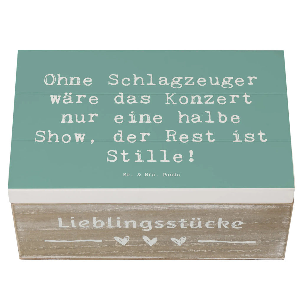 Holzkiste Spruch Schlagzeug Konzert Holzkiste, Kiste, Schatzkiste, Truhe, Schatulle, XXL, Erinnerungsbox, Erinnerungskiste, Dekokiste, Aufbewahrungsbox, Geschenkbox, Geschenkdose, Instrumente, Geschenke Musiker, Musikliebhaber