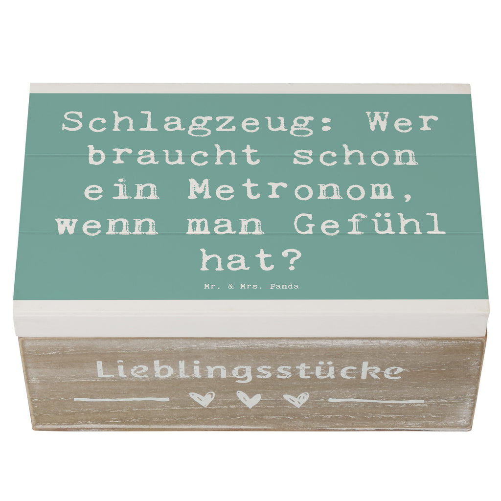 Holzkiste Spruch Schlagzeug Gefühl Holzkiste, Kiste, Schatzkiste, Truhe, Schatulle, XXL, Erinnerungsbox, Erinnerungskiste, Dekokiste, Aufbewahrungsbox, Geschenkbox, Geschenkdose, Instrumente, Geschenke Musiker, Musikliebhaber