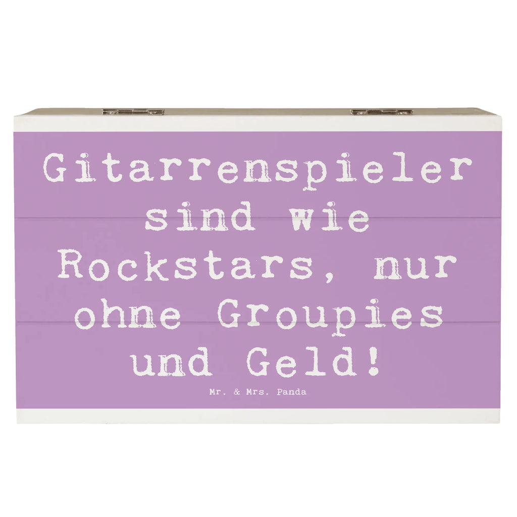 Holzkiste Spruch Gitarre Helden Holzkiste, Kiste, Schatzkiste, Truhe, Schatulle, XXL, Erinnerungsbox, Erinnerungskiste, Dekokiste, Aufbewahrungsbox, Geschenkbox, Geschenkdose, Instrumente, Geschenke Musiker, Musikliebhaber