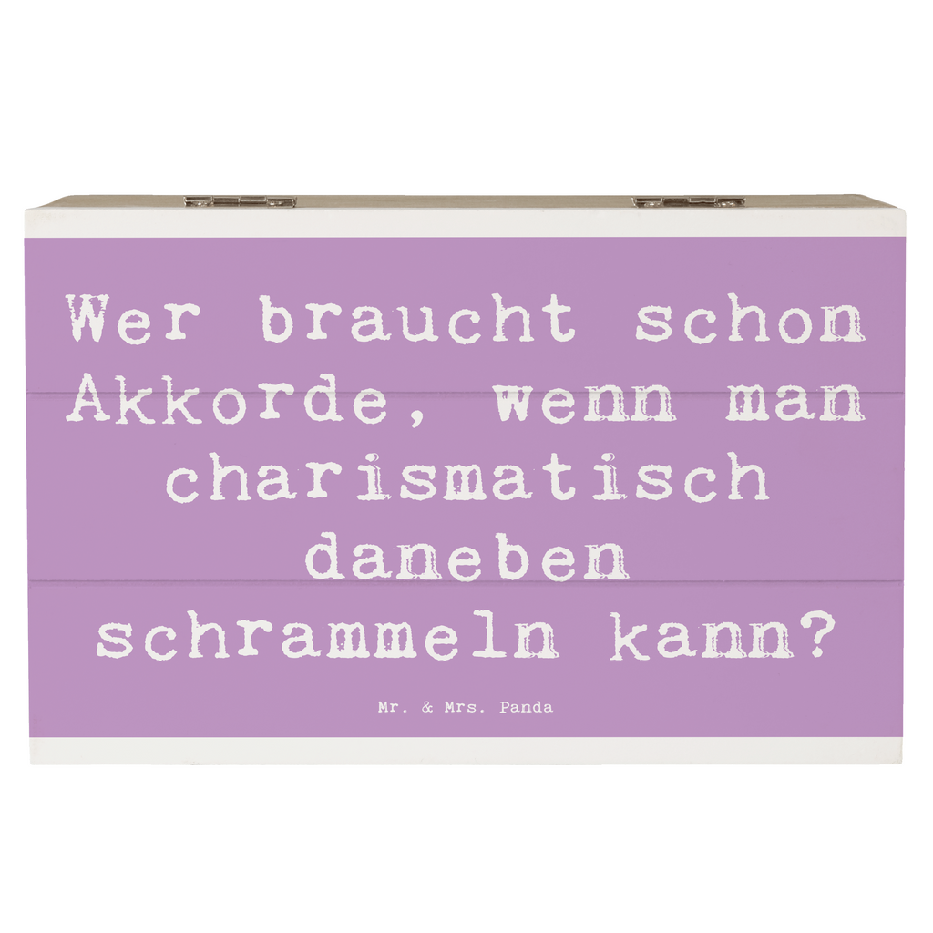 Holzkiste Spruch Charisma Gitarre Holzkiste, Kiste, Schatzkiste, Truhe, Schatulle, XXL, Erinnerungsbox, Erinnerungskiste, Dekokiste, Aufbewahrungsbox, Geschenkbox, Geschenkdose, Instrumente, Geschenke Musiker, Musikliebhaber