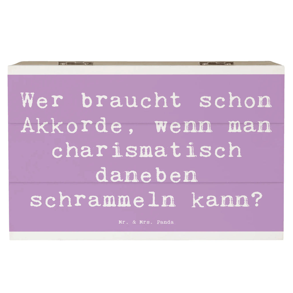 Holzkiste Spruch Charisma Gitarre Holzkiste, Kiste, Schatzkiste, Truhe, Schatulle, XXL, Erinnerungsbox, Erinnerungskiste, Dekokiste, Aufbewahrungsbox, Geschenkbox, Geschenkdose, Instrumente, Geschenke Musiker, Musikliebhaber