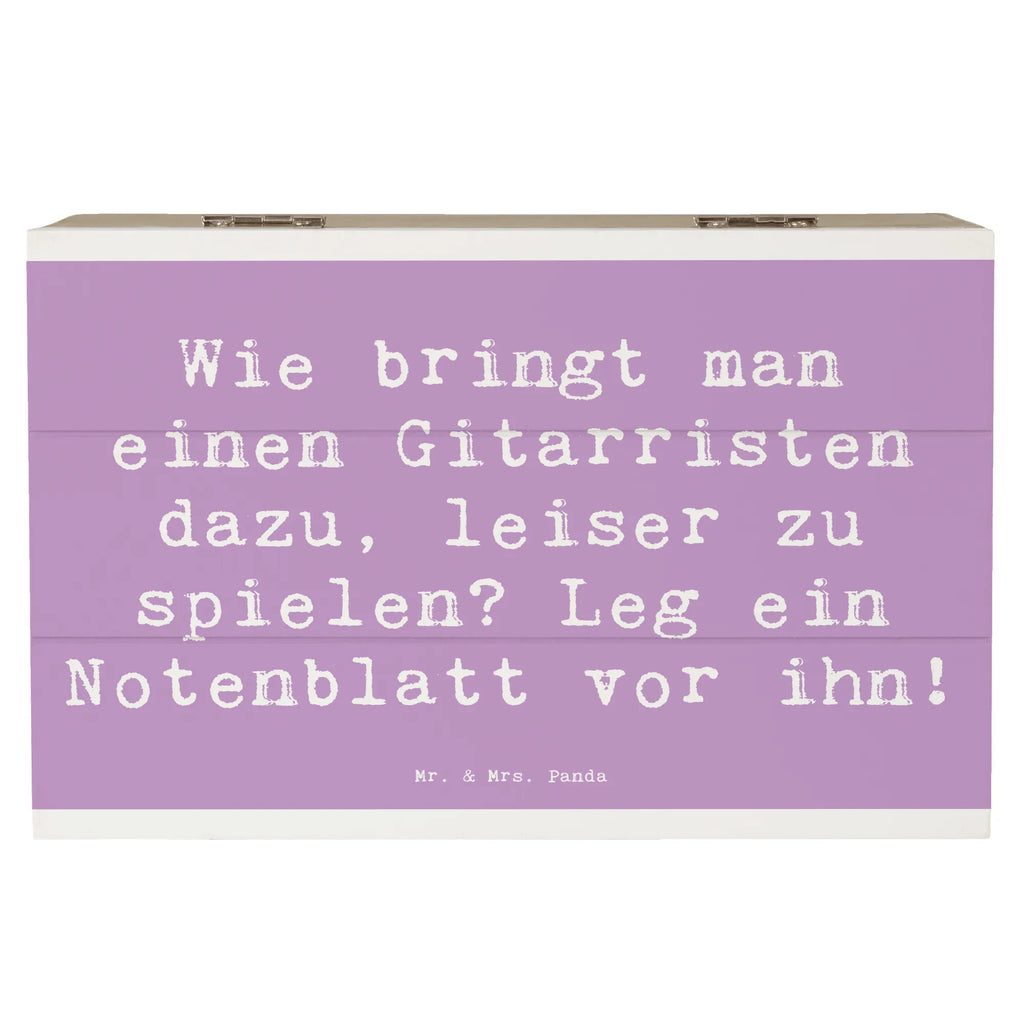 Holzkiste Spruch Gitarren Trick Holzkiste, Kiste, Schatzkiste, Truhe, Schatulle, XXL, Erinnerungsbox, Erinnerungskiste, Dekokiste, Aufbewahrungsbox, Geschenkbox, Geschenkdose, Instrumente, Geschenke Musiker, Musikliebhaber