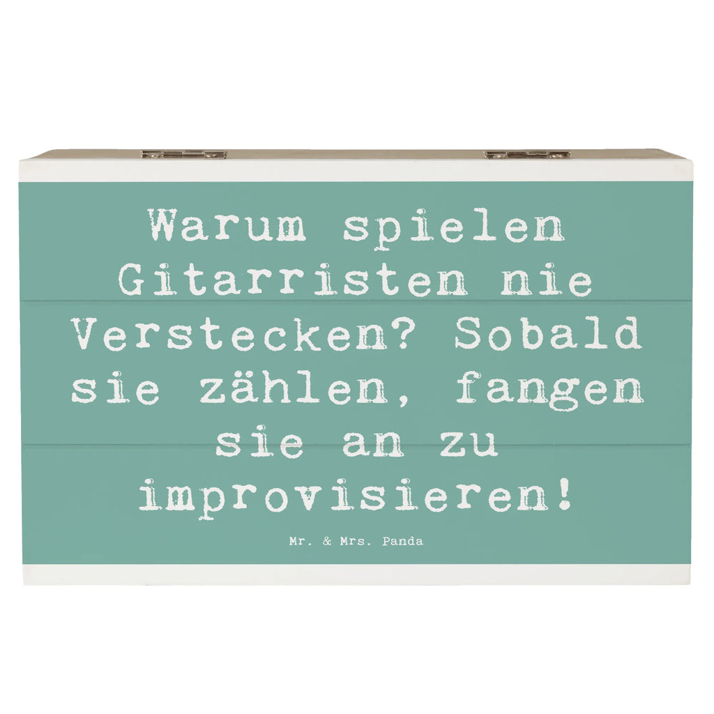 Holzkiste Spruch Gitarre Improvisation Holzkiste, Kiste, Schatzkiste, Truhe, Schatulle, XXL, Erinnerungsbox, Erinnerungskiste, Dekokiste, Aufbewahrungsbox, Geschenkbox, Geschenkdose, Instrumente, Geschenke Musiker, Musikliebhaber