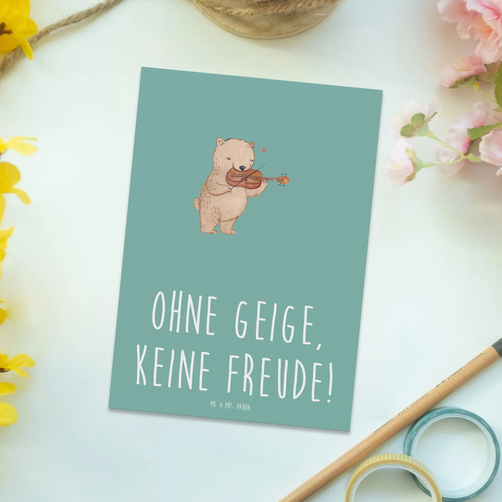 Postkarte Geige Freude Postkarte, Karte, Geschenkkarte, Grußkarte, Einladung, Ansichtskarte, Geburtstagskarte, Einladungskarte, Dankeskarte, Ansichtskarten, Einladung Geburtstag, Einladungskarten Geburtstag, Instrumente, Geschenke Musiker, Musikliebhaber