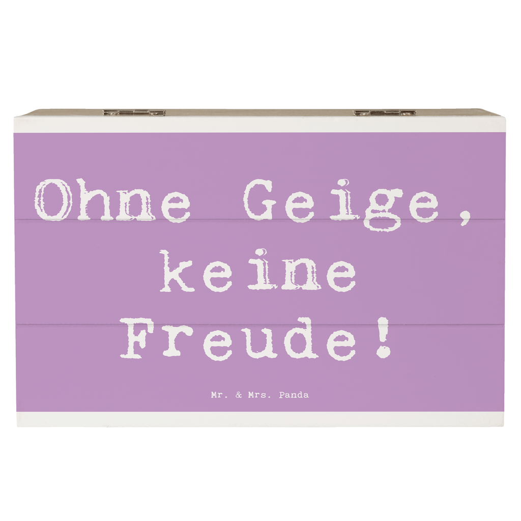 Holzkiste Spruch Geige Freude Holzkiste, Kiste, Schatzkiste, Truhe, Schatulle, XXL, Erinnerungsbox, Erinnerungskiste, Dekokiste, Aufbewahrungsbox, Geschenkbox, Geschenkdose, Instrumente, Geschenke Musiker, Musikliebhaber