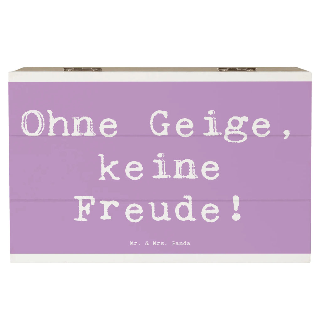 Holzkiste Spruch Geige Freude Holzkiste, Kiste, Schatzkiste, Truhe, Schatulle, XXL, Erinnerungsbox, Erinnerungskiste, Dekokiste, Aufbewahrungsbox, Geschenkbox, Geschenkdose, Instrumente, Geschenke Musiker, Musikliebhaber