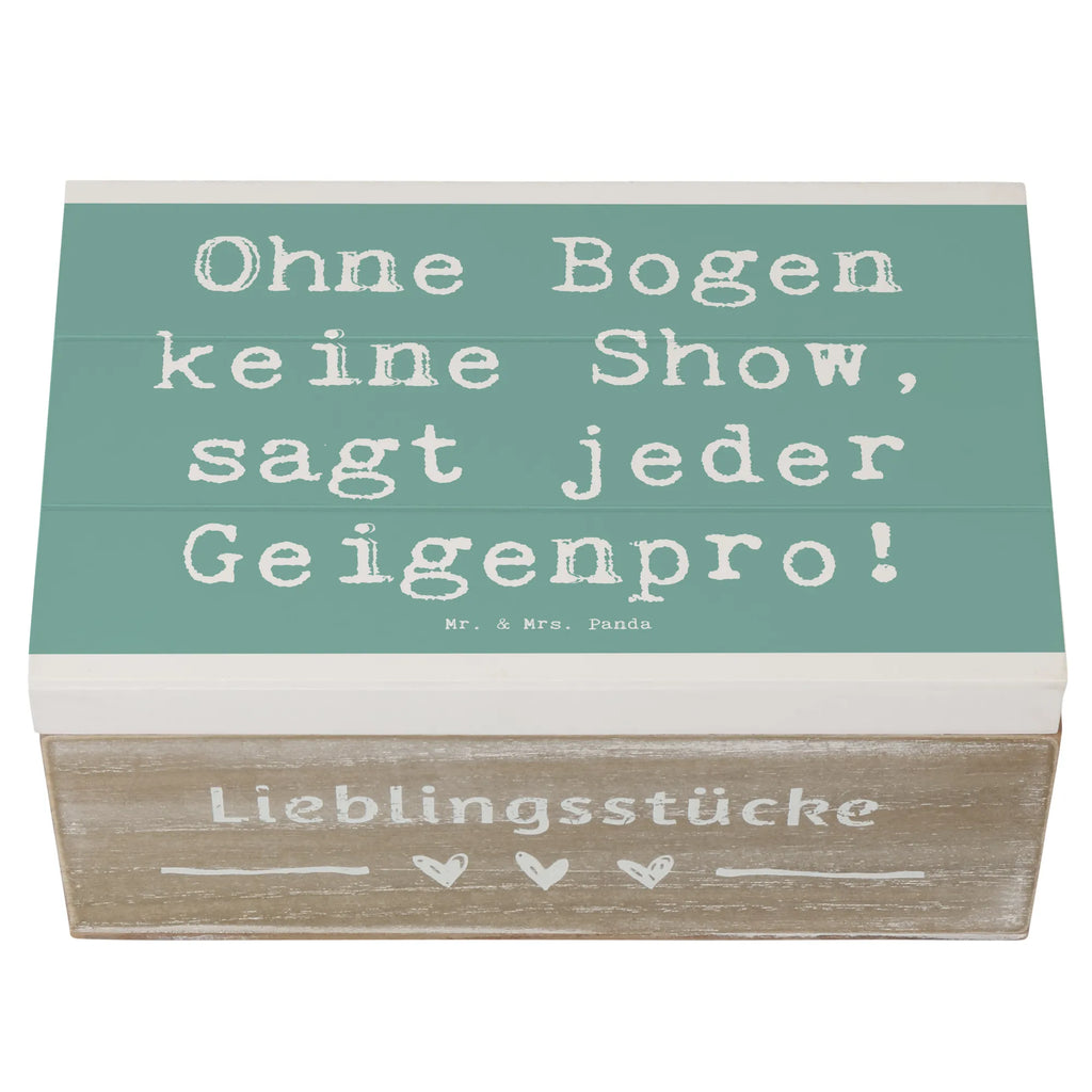 Holzkiste Spruch Geige Bogen Holzkiste, Kiste, Schatzkiste, Truhe, Schatulle, XXL, Erinnerungsbox, Erinnerungskiste, Dekokiste, Aufbewahrungsbox, Geschenkbox, Geschenkdose, Instrumente, Geschenke Musiker, Musikliebhaber