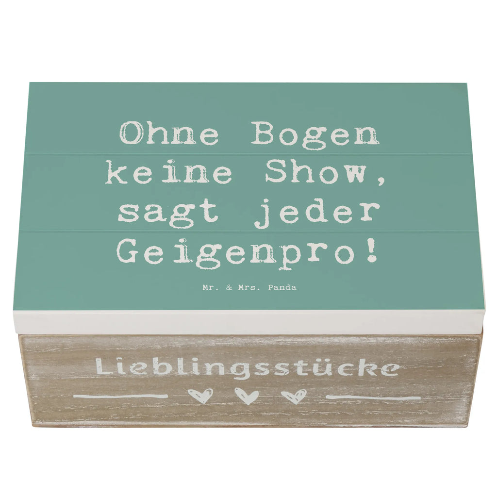 Holzkiste Spruch Geige Bogen Holzkiste, Kiste, Schatzkiste, Truhe, Schatulle, XXL, Erinnerungsbox, Erinnerungskiste, Dekokiste, Aufbewahrungsbox, Geschenkbox, Geschenkdose, Instrumente, Geschenke Musiker, Musikliebhaber