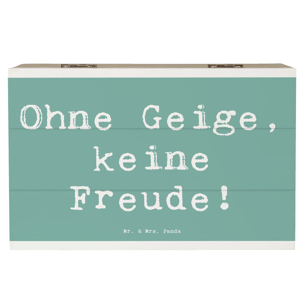 Holzkiste Spruch Geige Freude Holzkiste, Kiste, Schatzkiste, Truhe, Schatulle, XXL, Erinnerungsbox, Erinnerungskiste, Dekokiste, Aufbewahrungsbox, Geschenkbox, Geschenkdose, Instrumente, Geschenke Musiker, Musikliebhaber