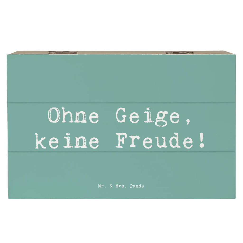 Holzkiste Spruch Geige Freude Holzkiste, Kiste, Schatzkiste, Truhe, Schatulle, XXL, Erinnerungsbox, Erinnerungskiste, Dekokiste, Aufbewahrungsbox, Geschenkbox, Geschenkdose, Instrumente, Geschenke Musiker, Musikliebhaber