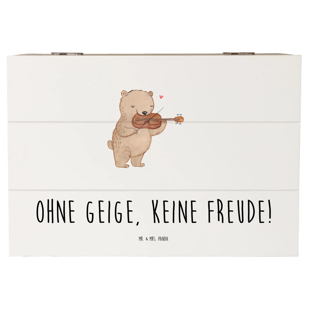 Holzkiste Geige Freude Holzkiste, Kiste, Schatzkiste, Truhe, Schatulle, XXL, Erinnerungsbox, Erinnerungskiste, Dekokiste, Aufbewahrungsbox, Geschenkbox, Geschenkdose, Instrumente, Geschenke Musiker, Musikliebhaber