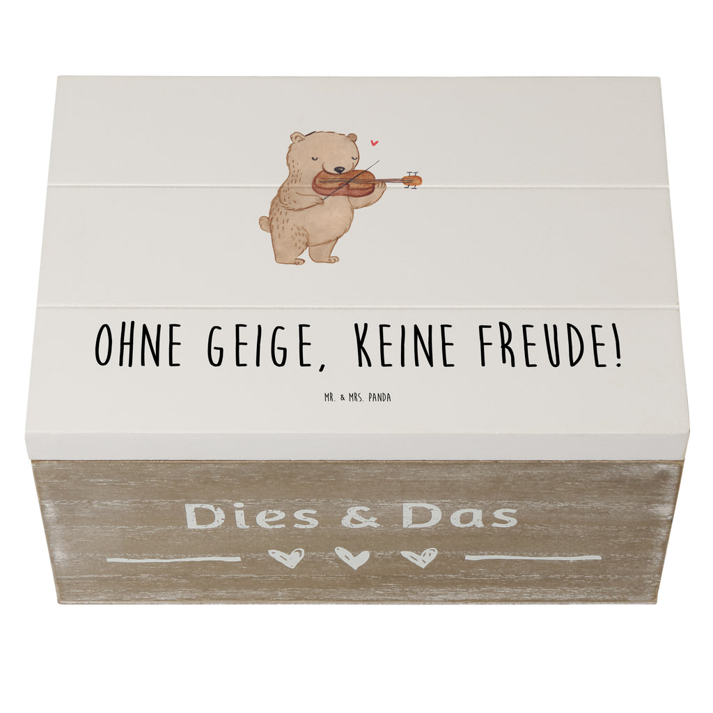 Holzkiste Geige Freude Holzkiste, Kiste, Schatzkiste, Truhe, Schatulle, XXL, Erinnerungsbox, Erinnerungskiste, Dekokiste, Aufbewahrungsbox, Geschenkbox, Geschenkdose, Instrumente, Geschenke Musiker, Musikliebhaber