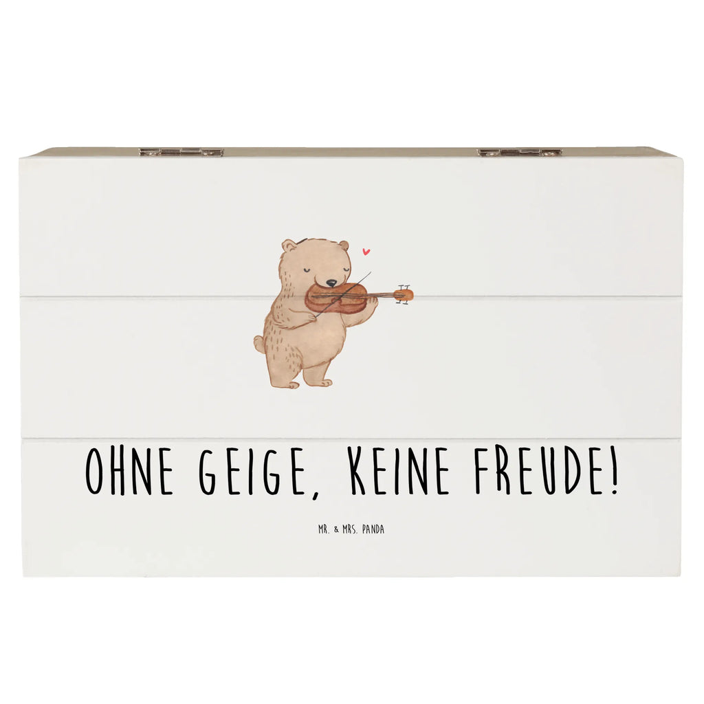 Holzkiste Geige Freude Holzkiste, Kiste, Schatzkiste, Truhe, Schatulle, XXL, Erinnerungsbox, Erinnerungskiste, Dekokiste, Aufbewahrungsbox, Geschenkbox, Geschenkdose, Instrumente, Geschenke Musiker, Musikliebhaber