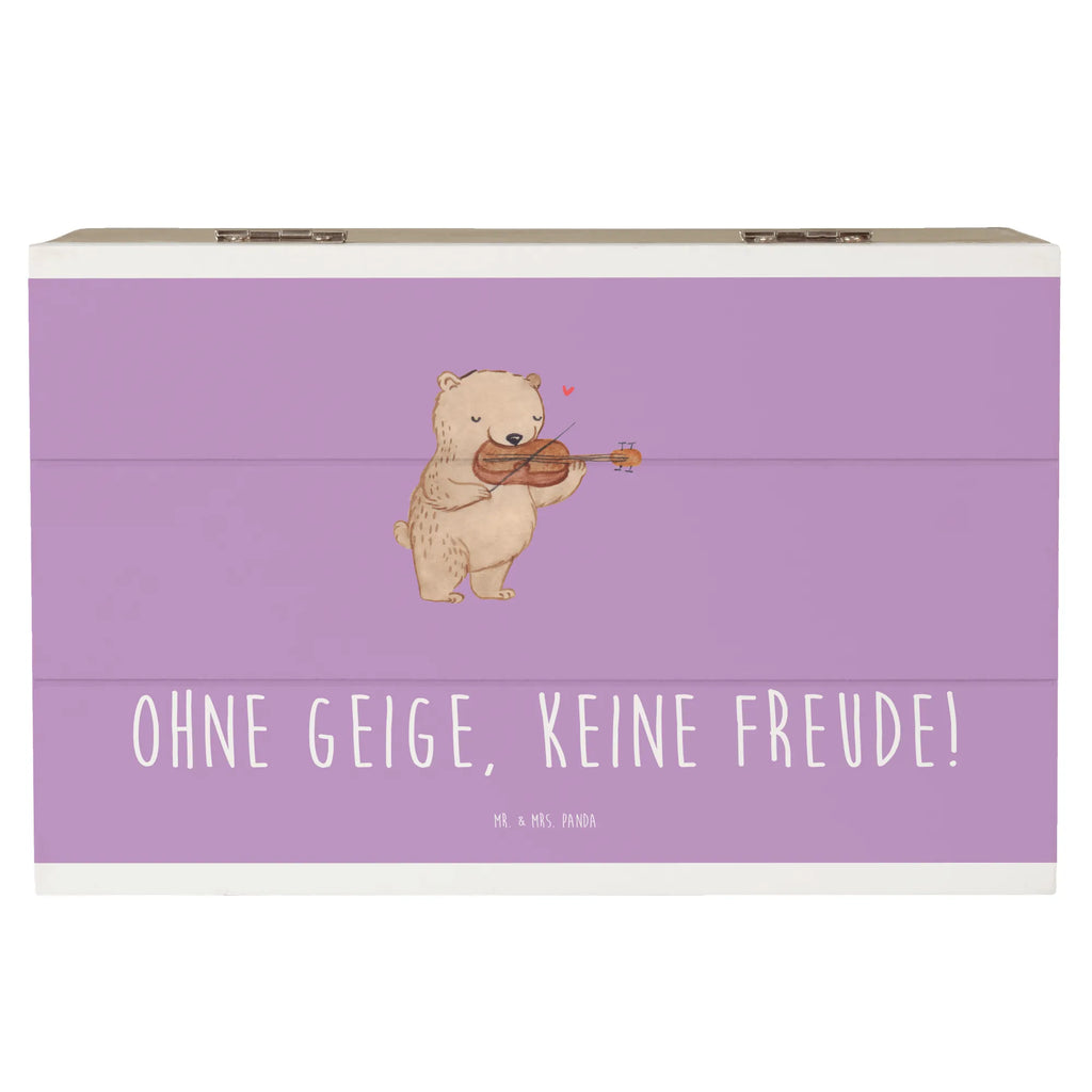 Holzkiste Geige Freude Holzkiste, Kiste, Schatzkiste, Truhe, Schatulle, XXL, Erinnerungsbox, Erinnerungskiste, Dekokiste, Aufbewahrungsbox, Geschenkbox, Geschenkdose, Instrumente, Geschenke Musiker, Musikliebhaber