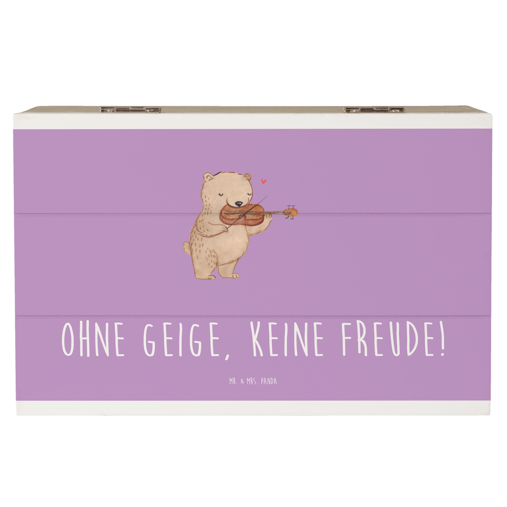 Holzkiste Geige Freude Holzkiste, Kiste, Schatzkiste, Truhe, Schatulle, XXL, Erinnerungsbox, Erinnerungskiste, Dekokiste, Aufbewahrungsbox, Geschenkbox, Geschenkdose, Instrumente, Geschenke Musiker, Musikliebhaber