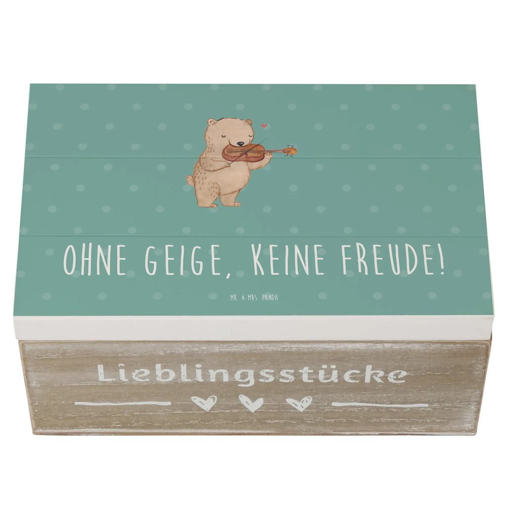 Holzkiste Geige Freude Holzkiste, Kiste, Schatzkiste, Truhe, Schatulle, XXL, Erinnerungsbox, Erinnerungskiste, Dekokiste, Aufbewahrungsbox, Geschenkbox, Geschenkdose, Instrumente, Geschenke Musiker, Musikliebhaber