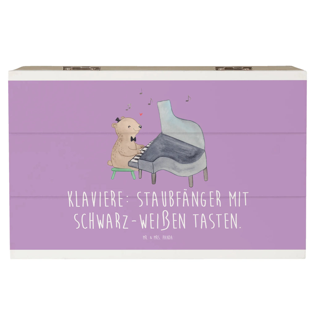 Holzkiste Klavier Staubfänger Holzkiste, Kiste, Schatzkiste, Truhe, Schatulle, XXL, Erinnerungsbox, Erinnerungskiste, Dekokiste, Aufbewahrungsbox, Geschenkbox, Geschenkdose, Instrumente, Geschenke Musiker, Musikliebhaber