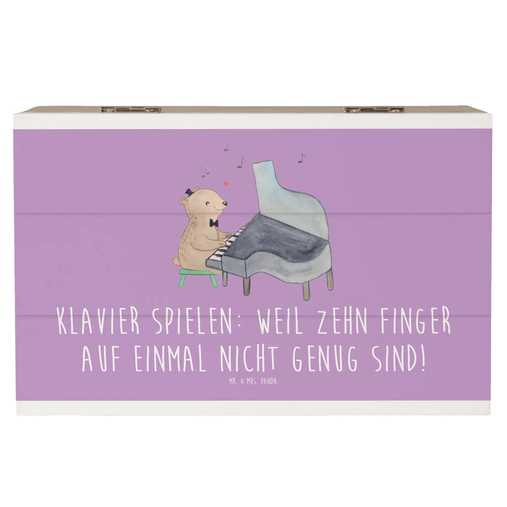 Holzkiste Klavier Magie Holzkiste, Kiste, Schatzkiste, Truhe, Schatulle, XXL, Erinnerungsbox, Erinnerungskiste, Dekokiste, Aufbewahrungsbox, Geschenkbox, Geschenkdose, Instrumente, Geschenke Musiker, Musikliebhaber