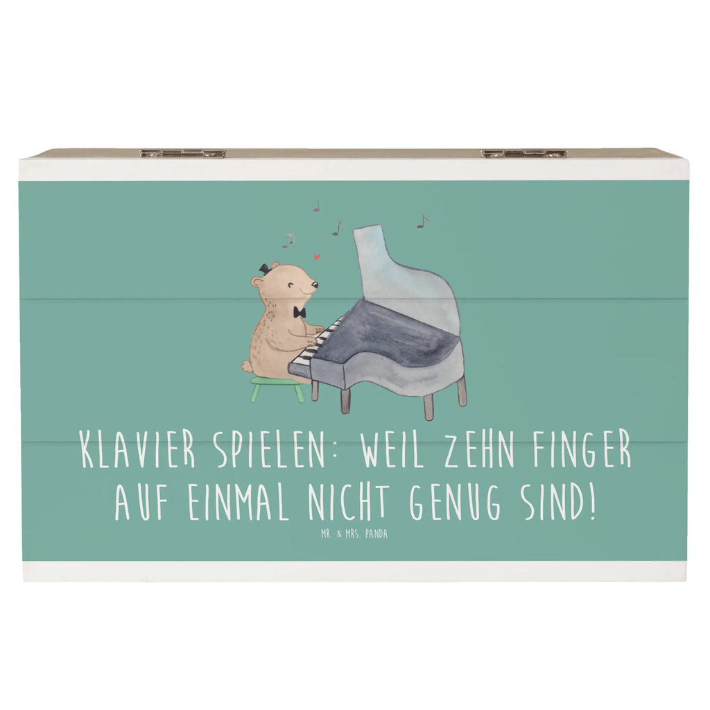 Holzkiste Klavier Magie Holzkiste, Kiste, Schatzkiste, Truhe, Schatulle, XXL, Erinnerungsbox, Erinnerungskiste, Dekokiste, Aufbewahrungsbox, Geschenkbox, Geschenkdose, Instrumente, Geschenke Musiker, Musikliebhaber