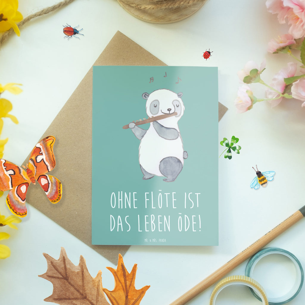 Grußkarte Flöte Leben Grußkarte, Klappkarte, Einladungskarte, Glückwunschkarte, Hochzeitskarte, Geburtstagskarte, Karte, Ansichtskarten, Instrumente, Geschenke Musiker, Musikliebhaber